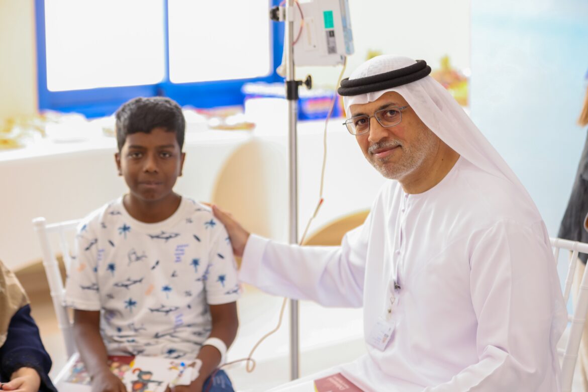 افتتاح قاعة “أبطال الثلاسيميا” بمستشفى إبراهيم بن حمد عبيد الله في رأس الخيمة