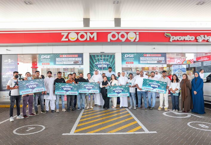 مجموعة اينوك تقدّم جوائز بـ3.5 مليون درهم لـ192 فائزاً في مهرجان دبي للتسوق
