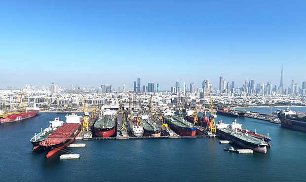 الأحواض الجافة العالمية تنضمّ إلى مركز خفض الانبعاثات في القطاع البحري